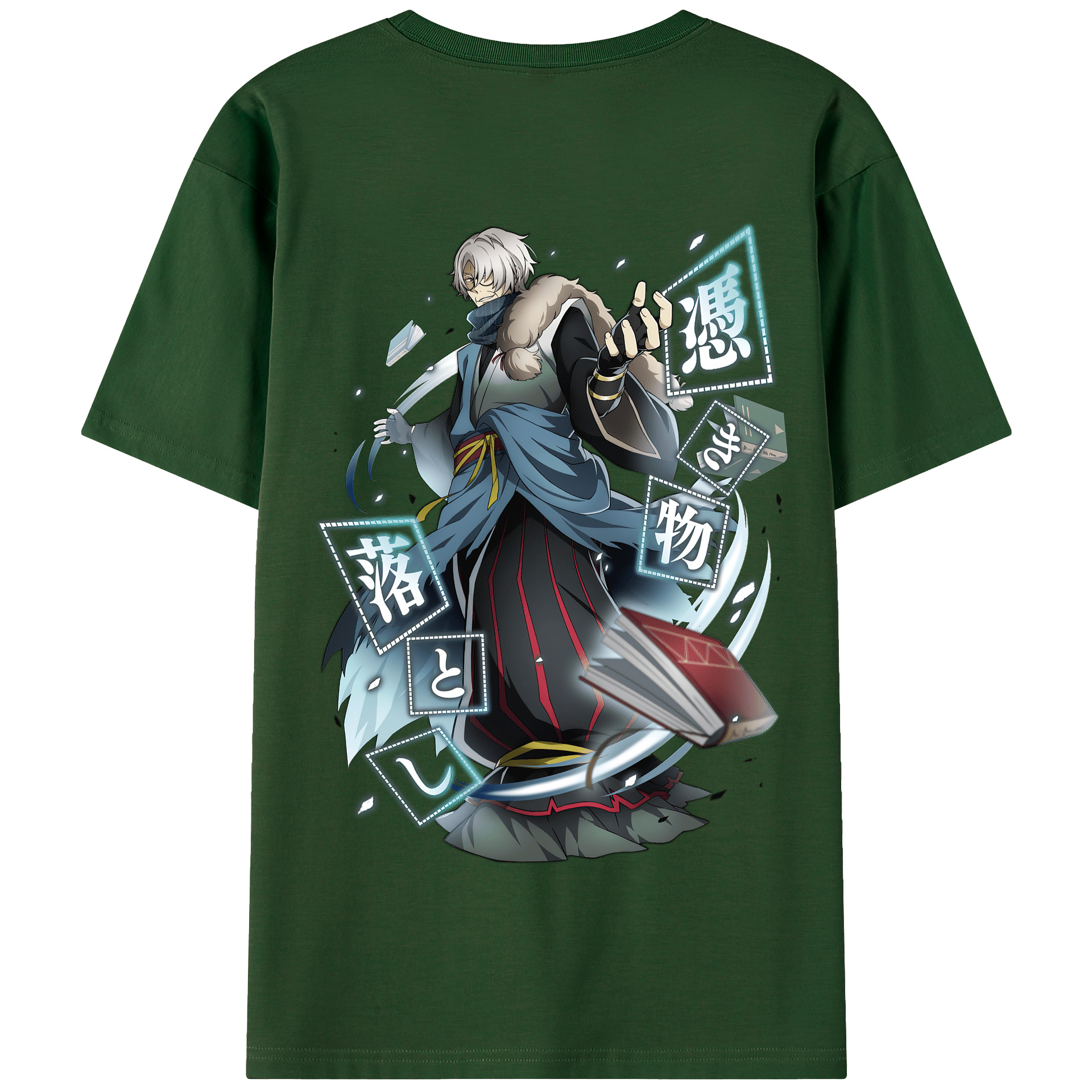 （画像用） 文豪ストレイドッグス Bungo Stray Dogs 綿100％半袖Tシャツ（背面プリント）